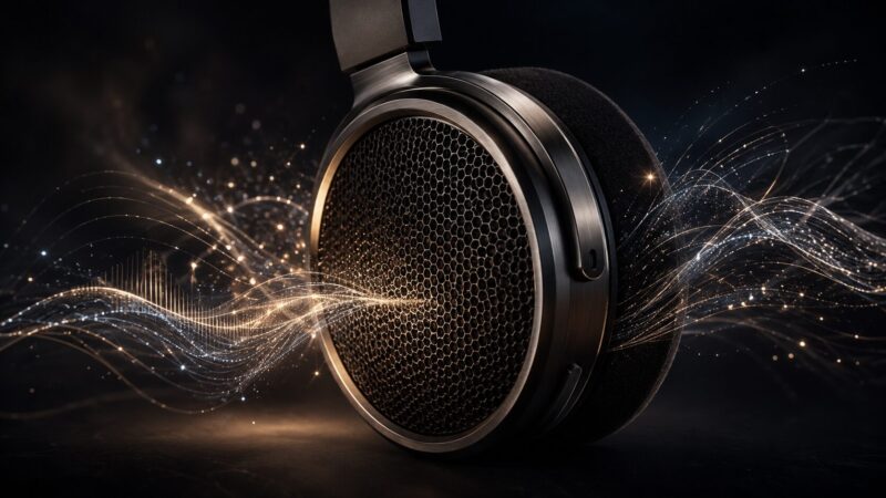 HIFIMAN Aryaの高解像度と高域の特徴を表すイメージ