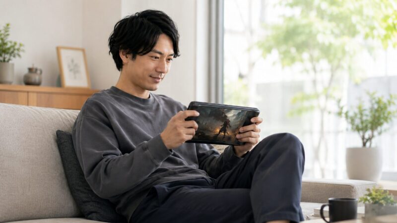 Steam Deckの携帯性や遊びやすさを楽しむユーザー