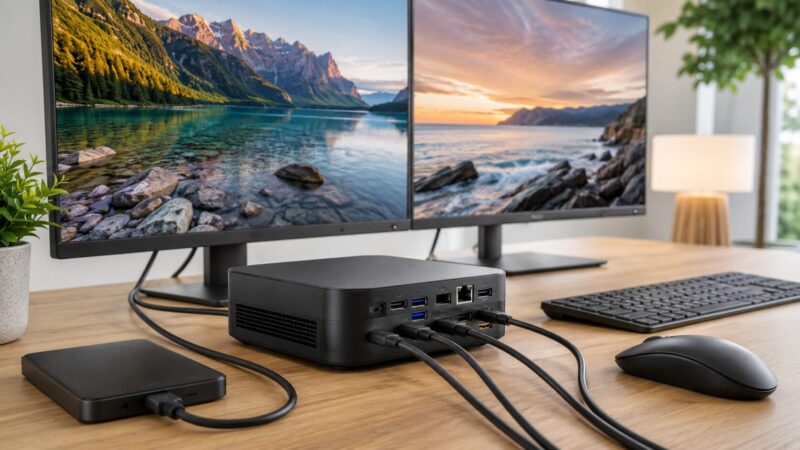 容量や映像端子を重視して選ぶN150搭載ミニPCのイメージ