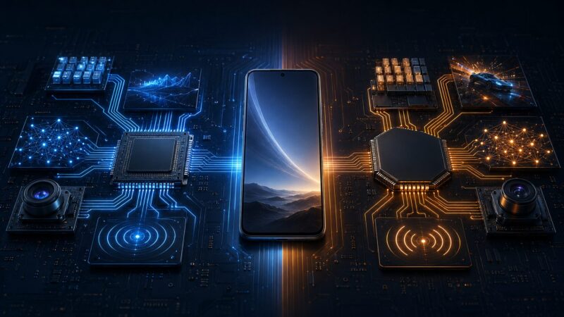 DimensityとSnapdragonに含まれるCPUやGPU、AI、カメラ処理、通信機能の違い