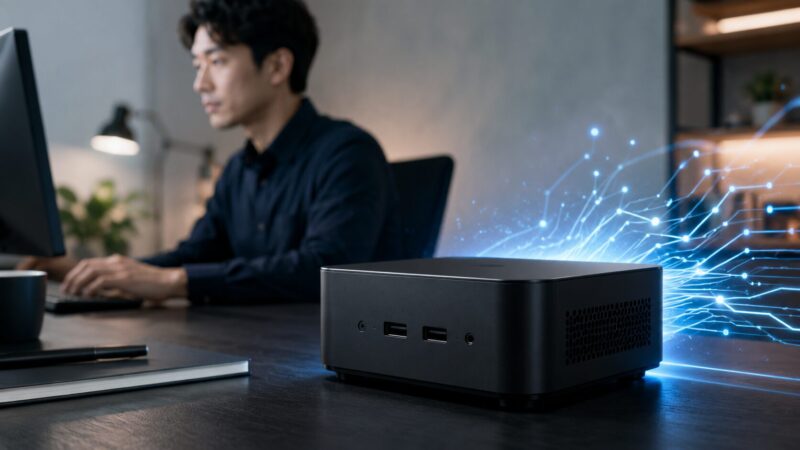 性能重視向けのN97搭載小型ミニPCを使うイメージ