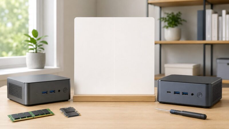 Intel N150とN100の違いをイメージした2台のミニPC比較