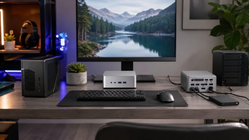N97とN150搭載ミニPCを用途別に比較して選ぶイメージ