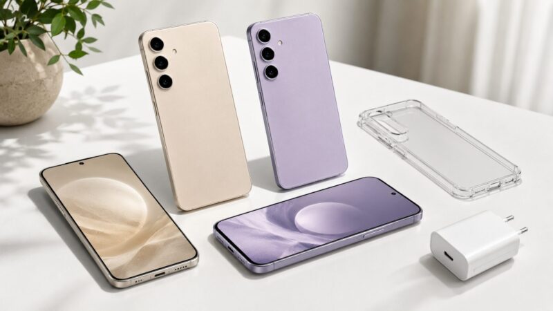 motorola edge 50s proとedge 50 proを並べて違いを比較する写真