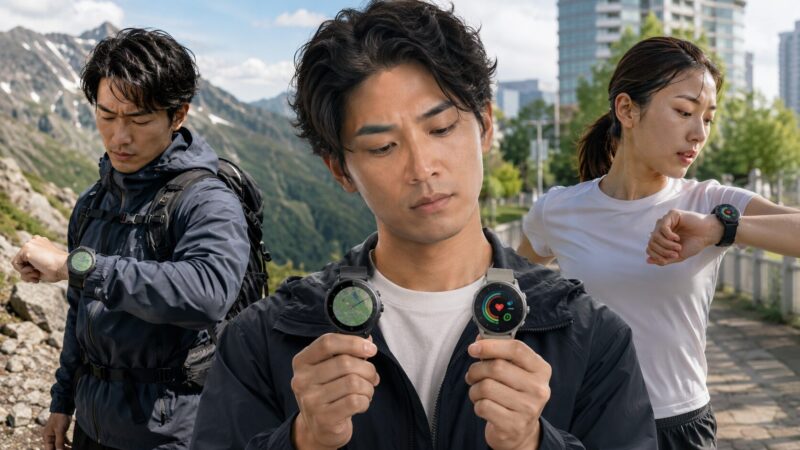 登山向けとランニング向けのスマートウォッチを用途で選ぶ日本人