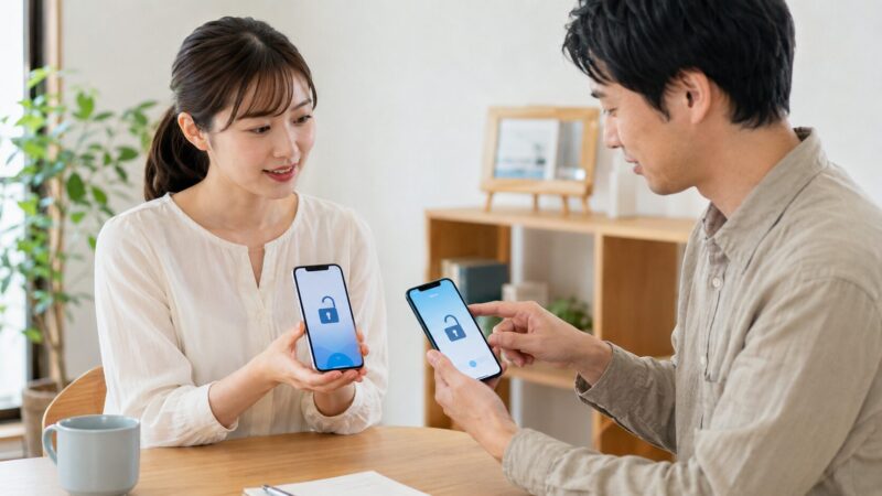 前の所有者がiPhoneのアクティベーションロックを解除する様子