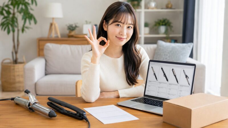 価格と保証を比較して安心できるヘアアイロンを選ぶ日本人女性