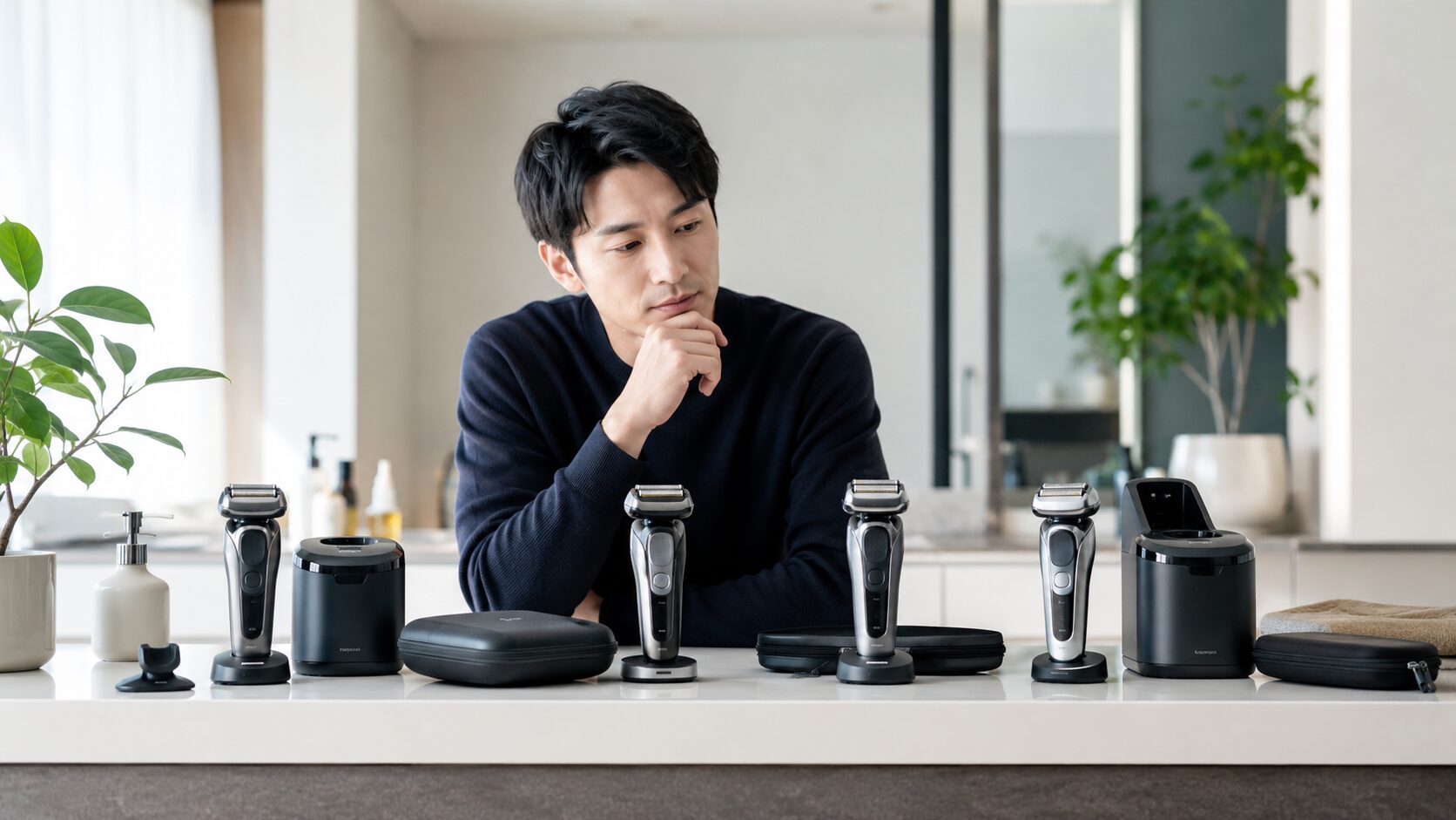 ブラウンシリーズ9 Sportの各モデルを使い方に合わせて比較する日本人男性