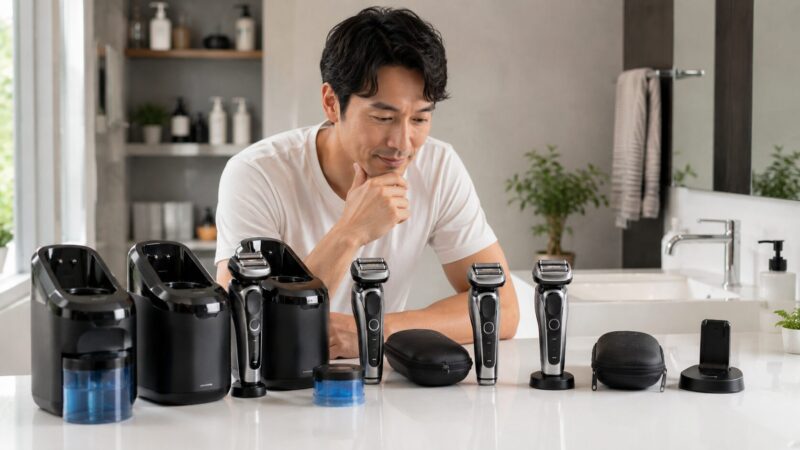 使用頻度や手入れ方法に合わせて電気シェーバーを選ぶ日本人男性