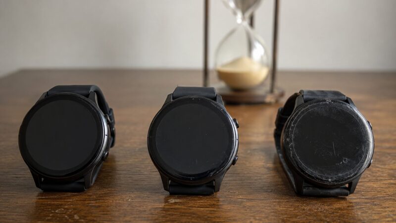 長期間の使用によるスマートウォッチの経年変化
