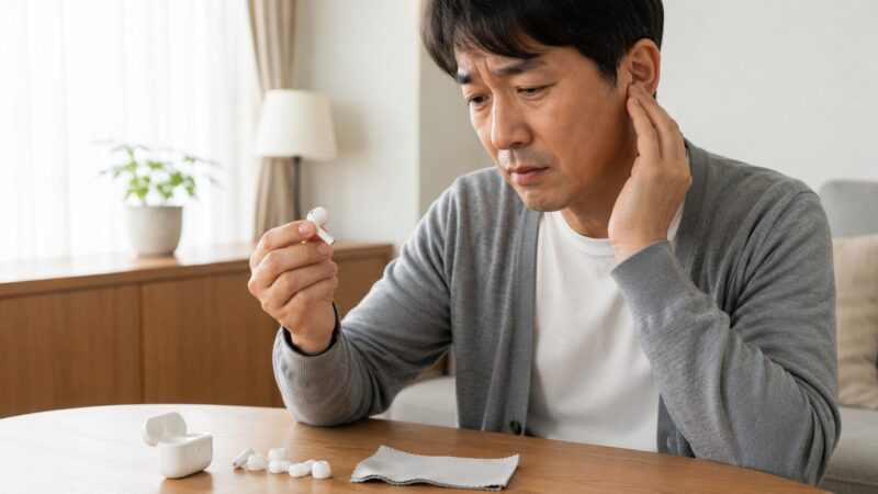 AirPodsを長時間使用したときの耳の違和感と清掃の注意点
