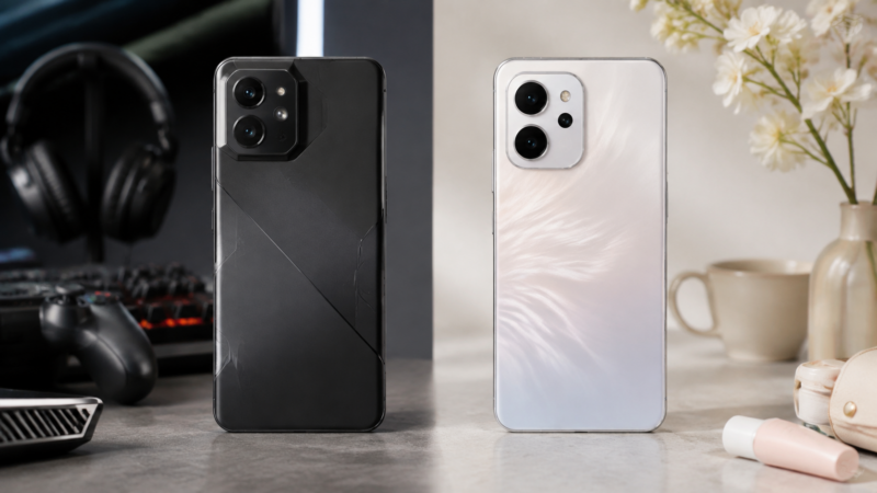 性能重視と普段使い重視のスマートフォンを並べた比較