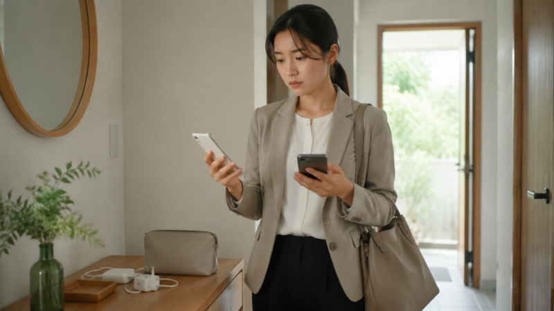 スマホ2台の便利さと管理負担を確認する日本人