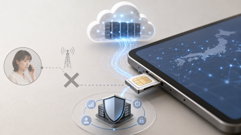 データ専用SIMが通信管理に使われMNPできない仕組み
