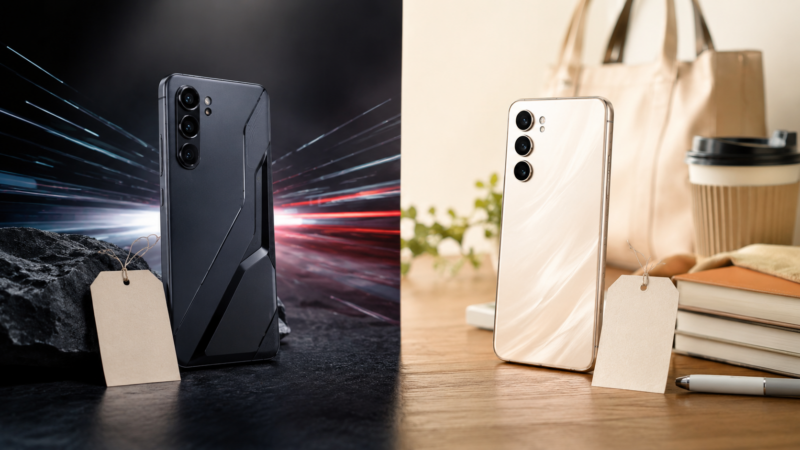 XiaomiとOPPOの価格と処理性能の違いを表現したスマートフォン比較